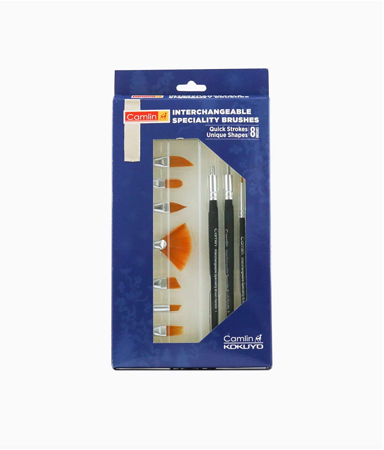 Shivam Camlin Interchangeable Speciality Brushes – 8 Brushes