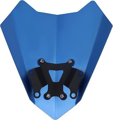 Miniatura 3 de Worldmotop - Parabrisas de motocicleta compatible con Yamaha MT07 MT 07 MT-07 2021 2022 PC parabrisas (B)