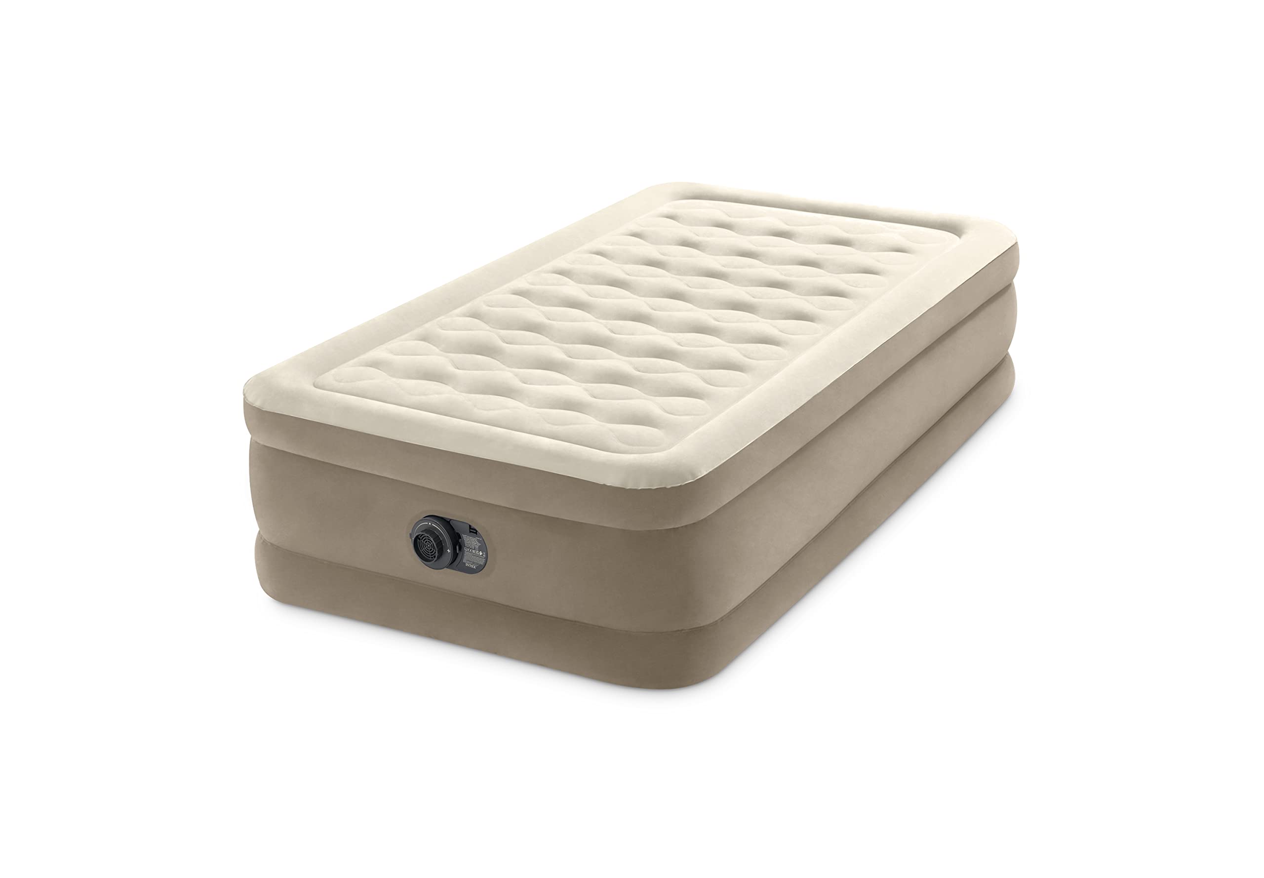 Intex 64426ND - Materasso Dura-Beam Ultra Plush Singolo, con Pompa Elettrica Incorporata, 99x191x46 cm