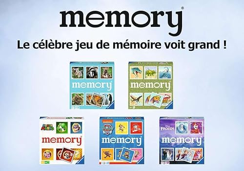 Miniatura 5 de Ravensburger Juego de memoria de dinosaurios: divertido y rápido juego de cerebro para niños de 3 años en adelante, imágenes vibrantes de