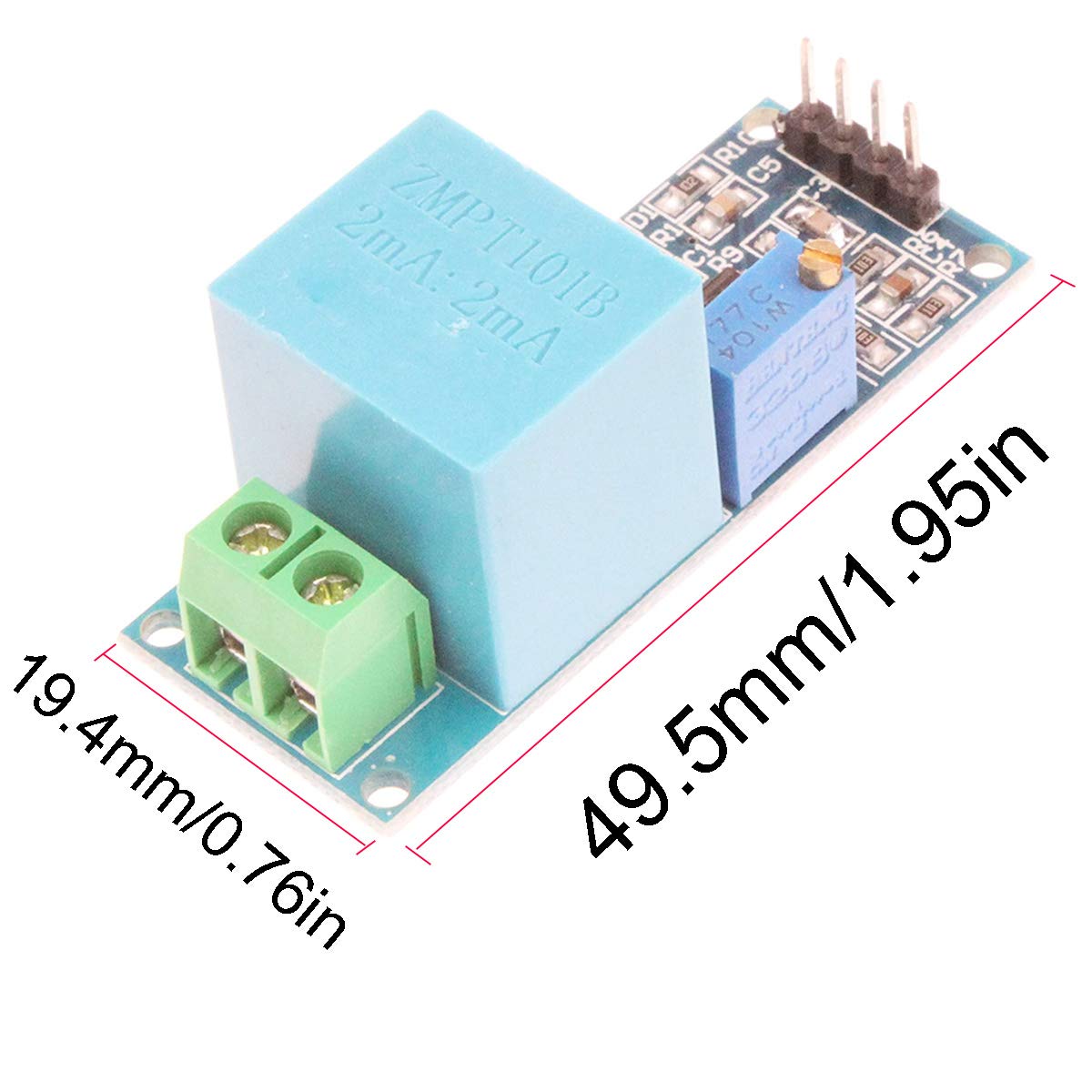 Snapklik.com : DAOKI 4 Pcs 5-30V ZMPT101B Voltage Transformer Module ...