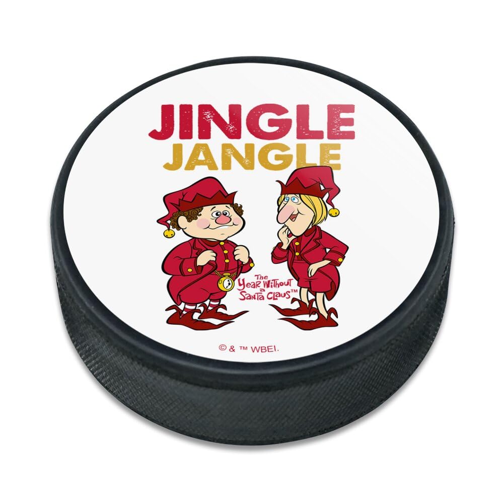 Year Without a Santa Claus Jingle Jangle Ice Hockey Puck