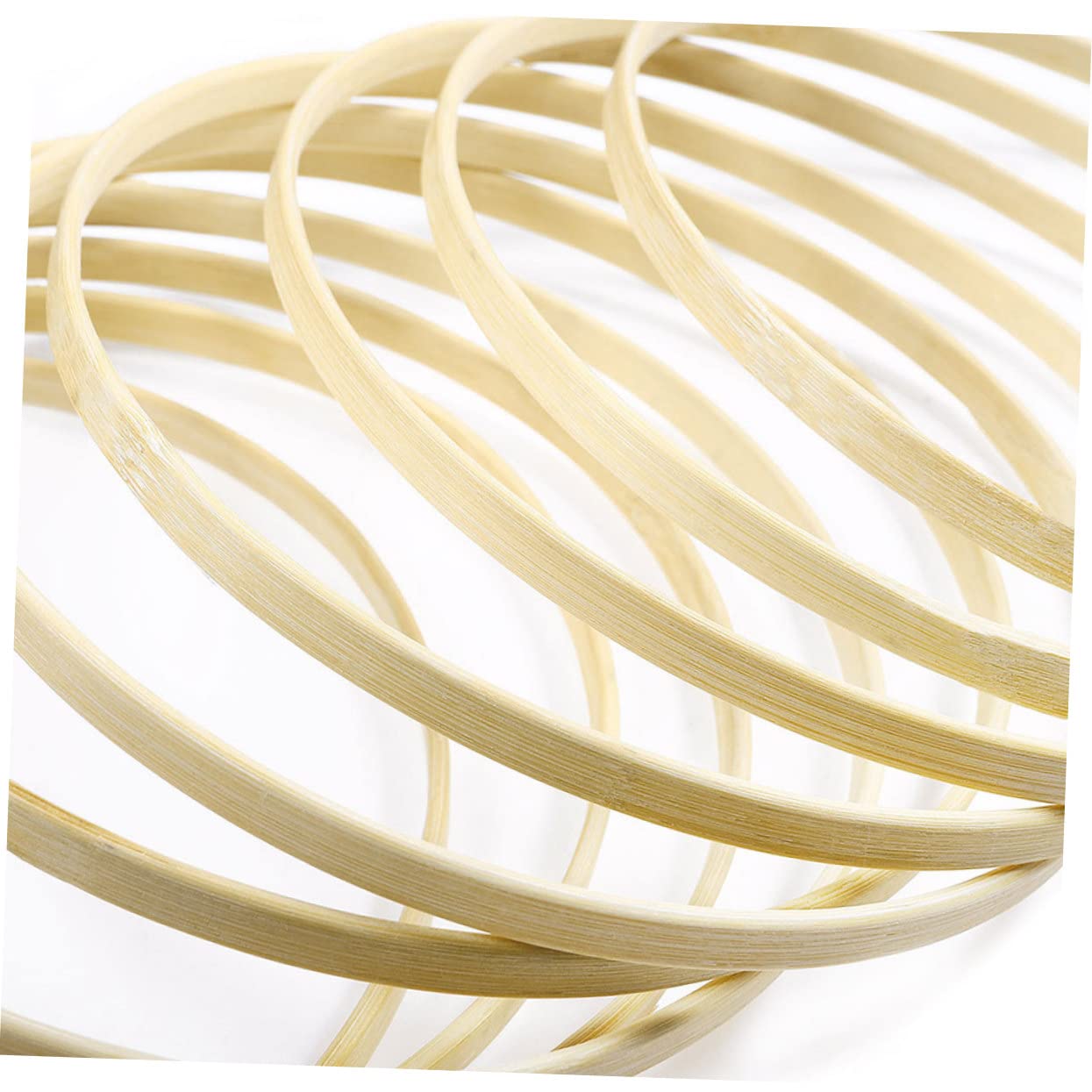 Cabilock 13pcs Dream Catcher for Crafts Smooth Frame for Handmade Decorations Wreaths and Wind Chimes for Weddings and Events