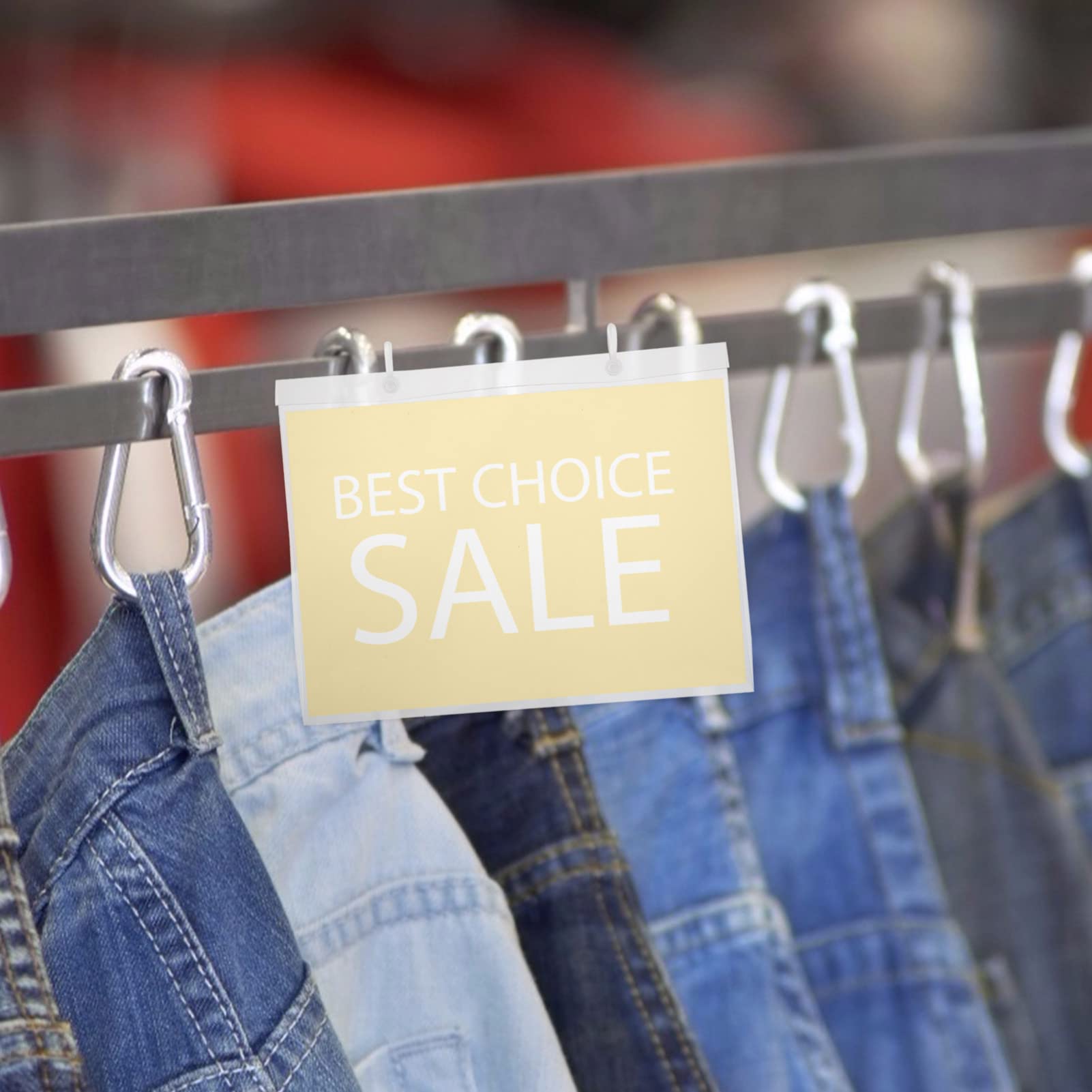 SEWACC 10pcs Multi-Function Covers Stickers Handwritten Tag Sale Stickers for Clothing Display