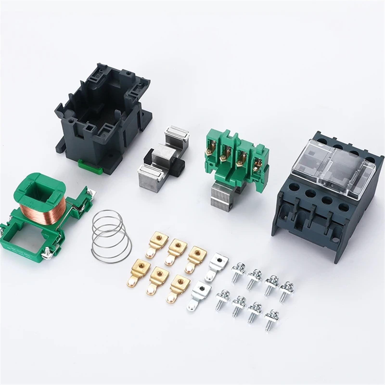 CJX2 0901-0910 Contactor eléctrico industrial de CA, conductor fuerte 24 V 36 V 48 V 110 V 220 V 380 V bobina de cobre puro 1 pieza(CJX2-0901,110V)