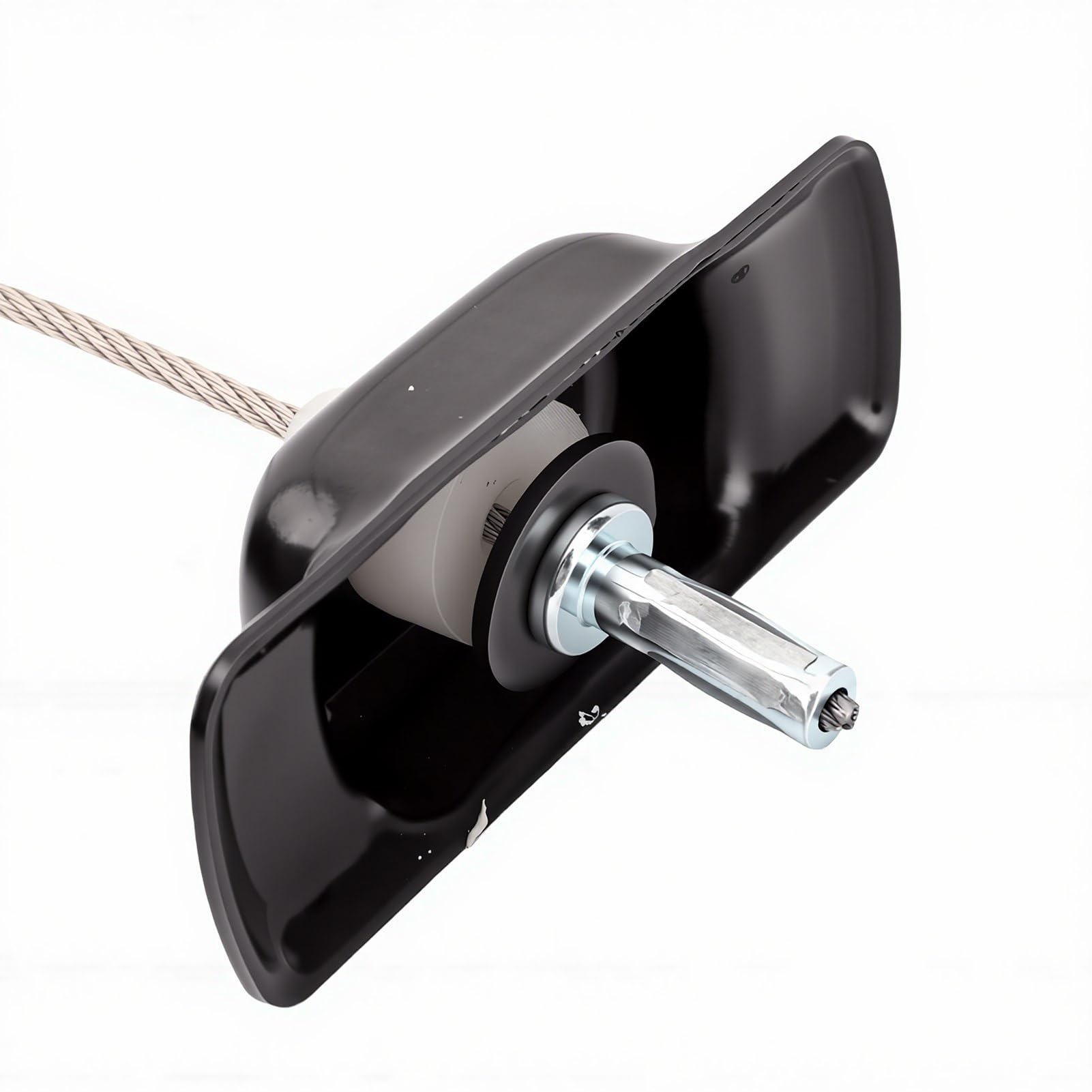 Yosoo Health Gear Zespół Podnośnika do Koła Zapasowego ze Stopu Stali Wspornik Wciągarki do Koła Zapasowego 62800 B8000 Bezpośredni Zamiennik Tylnego Mocowania Santa Fe V6 3,3L Sport Utility 2013 2018