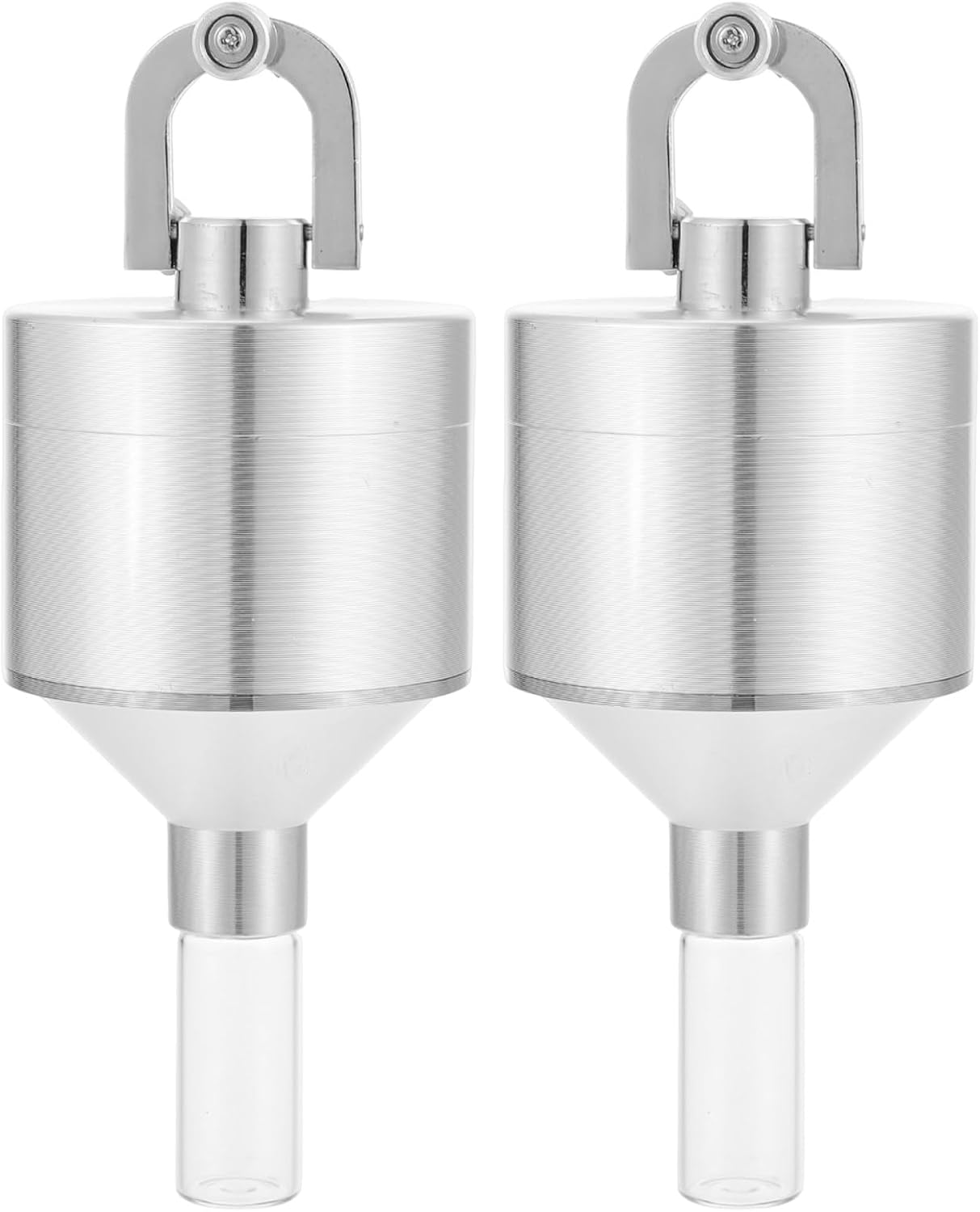 UKCOCO 2pcs Hand Spice Grinder: Manual Salt and Pepper Mills - 56MM X115MM Crusher for Black Pepper, Spice and Salt - Kitchen Utensils Housewarming Present