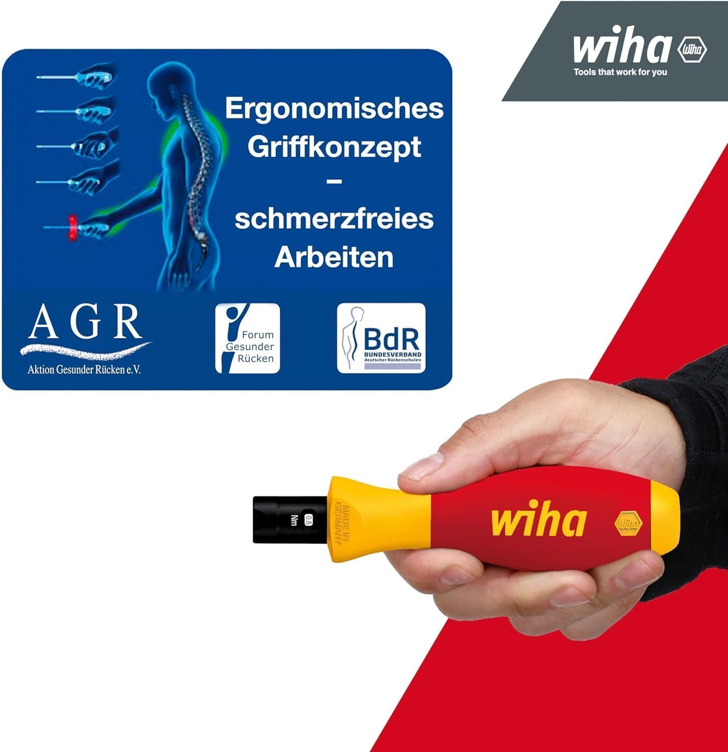 Wiha Drehmoment-Schraubendreher Set TorqueVario-S electric 5-tlg. I 0,8-5,0 Nm I PlusMinus/Pozidriv variabel einstellbare Drehmomentbegrenzung (38074) | (38074) 0,8-5,0 Nm I PlusMinus/Pozidriv variabel einstellbare Drehmomentbegrenzung I slimBits I VDE ge