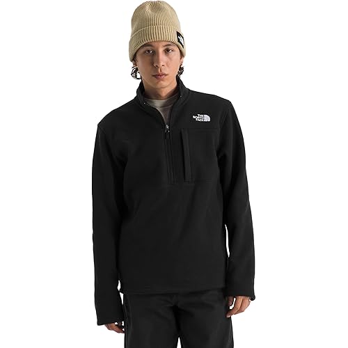 THE NORTH FACE Men's Gordon Lyons Quarter Zip Jacket | Cold Weather Top with Chest Pocket