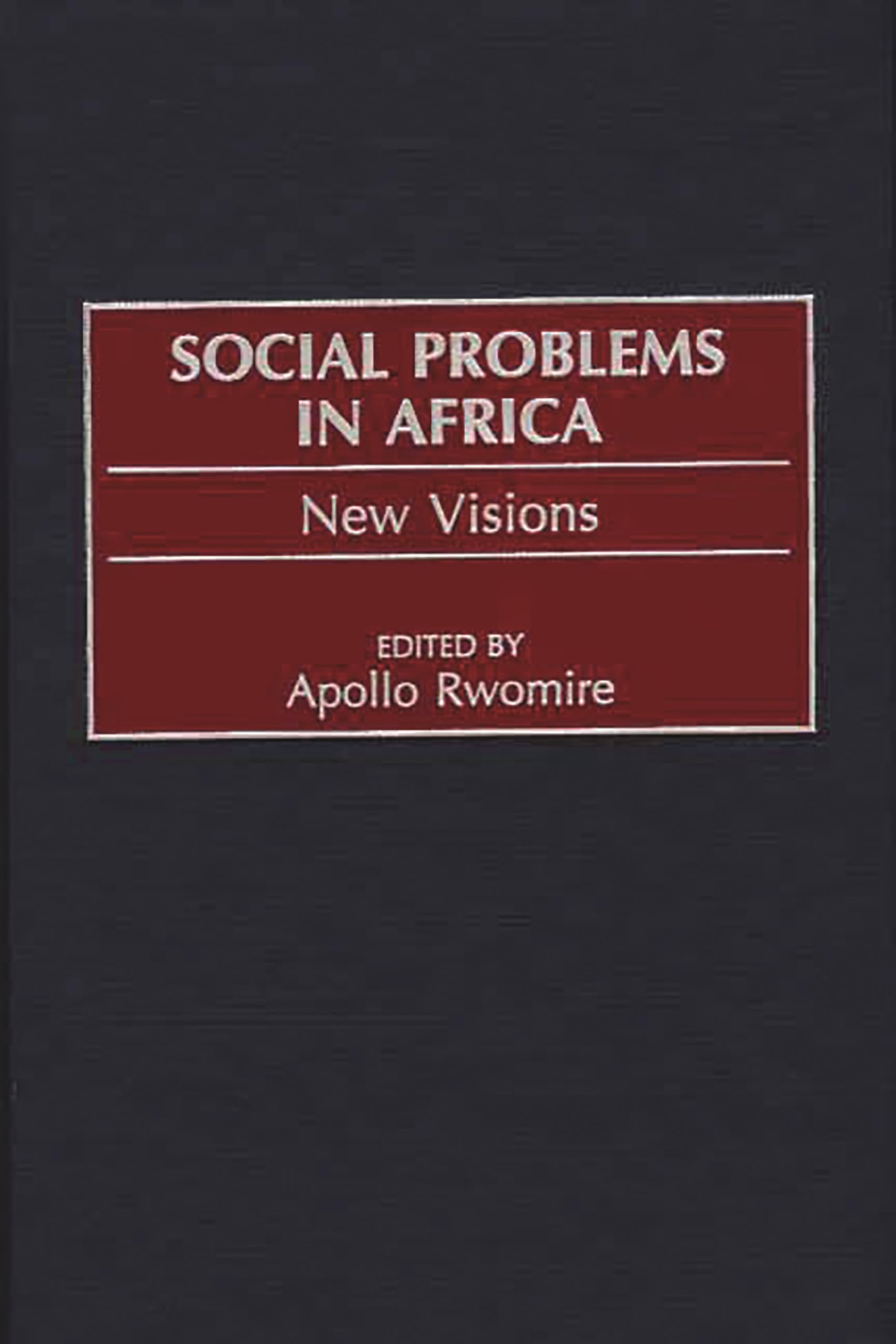 Buy Social Problems in Africa: New Visions — BookShops.in