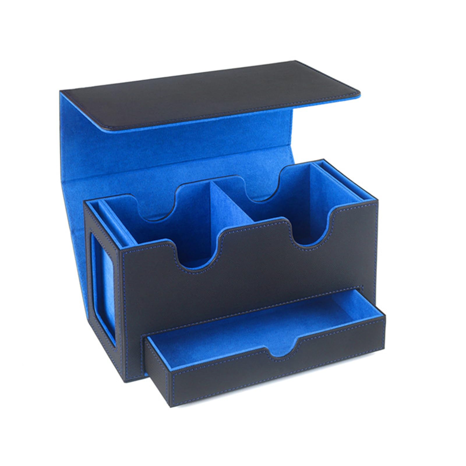 Organizzatori Custodie per Mazzo Carte Che Raccolgono Un Contenitore Giocattolo in Pelle Stoccaggio della Scatola da Trading con Organizzatori Scatole Carte da Trading con Cassetto