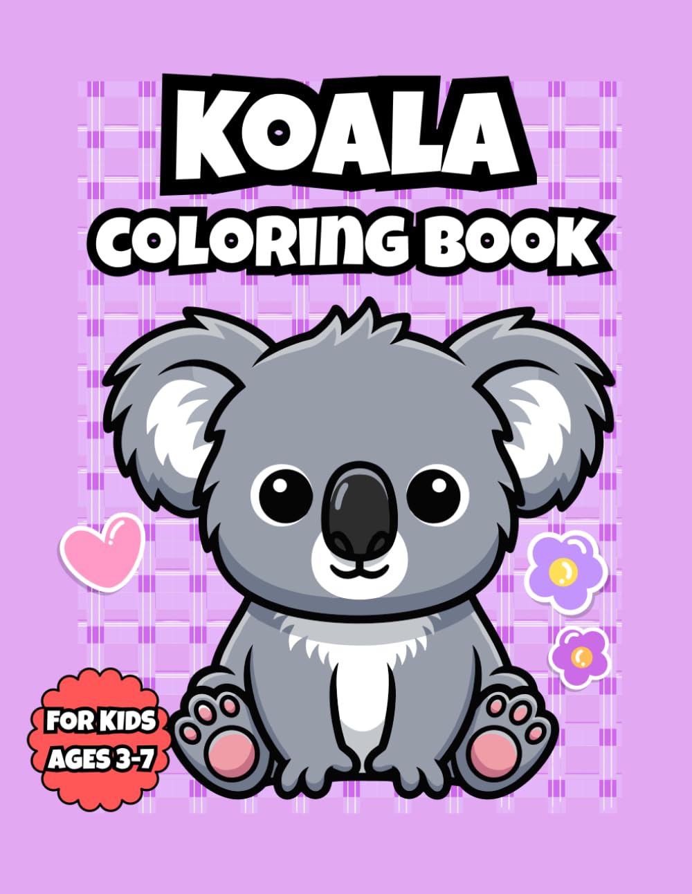 Koala Coloring Book for Kids: Fun and educational activity book with 39 simple cute KOALA bear illustrations for kids