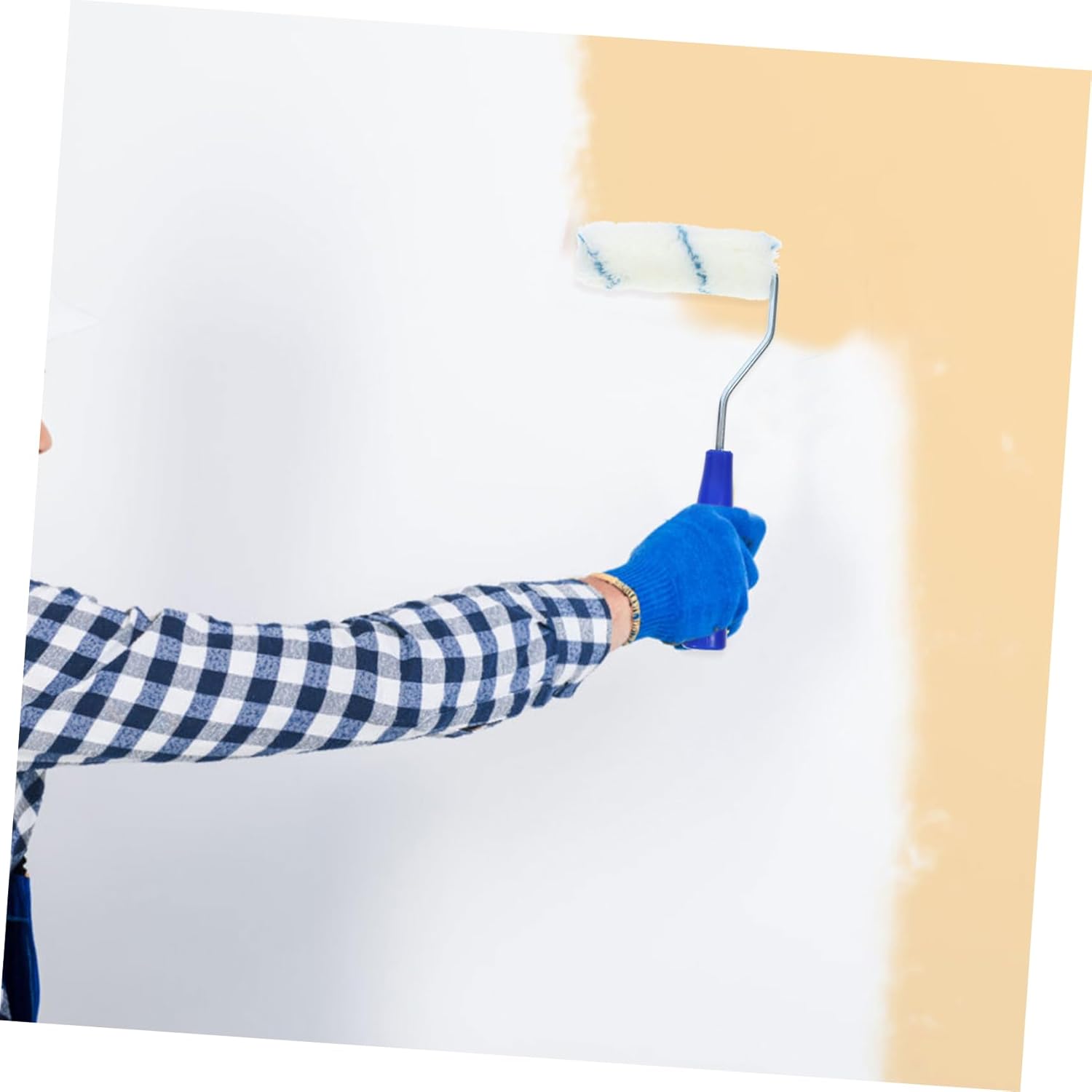 Generic 4sets Paint Rollers for Painting Walls Reusable Easy to Clean Roller Brush Comfortable Grip