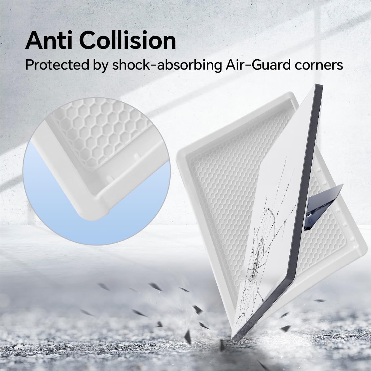 Starlink Mini Silicone Cover, Protective Case for Starlink Mini Satellite Dish, Anti-Drop, Shockproof, Waterproof for Outdoor, Easy to Install (White)