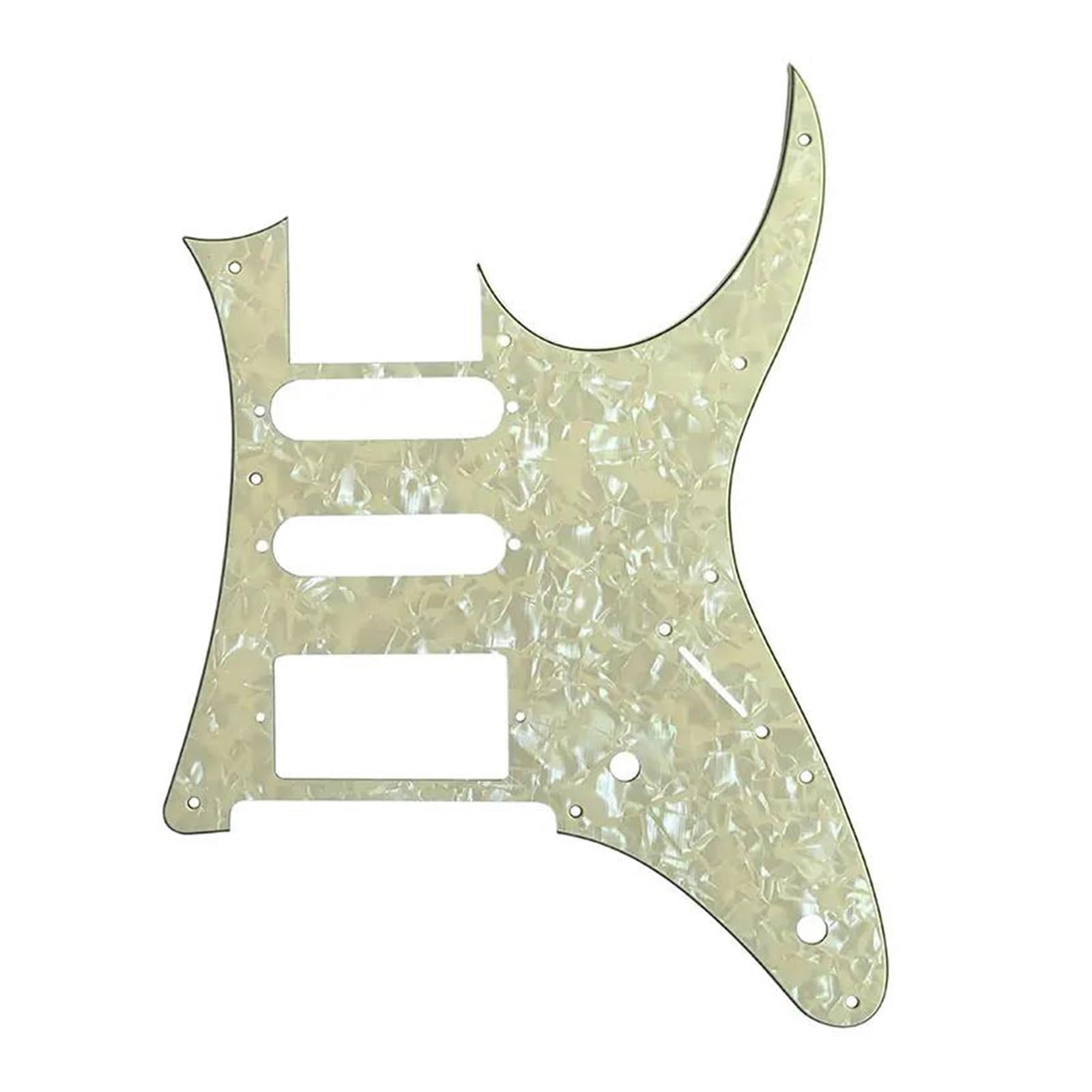 maskownica do gitary Części do gitary na zamówienie - do gitary HSS Pickguard Pickup Scratch Plate Replacement(4Ply Cream Pearl 4Ply)