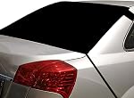 Pare-brise arrière de voiture Snow Couverture, 99.21×35.43 Inch Protecteur de pare-brise arrière anti-gel, Housse anti-vent Oxford, Accessoires de voiture d'hiver pour voitures, camions, VUS, camions