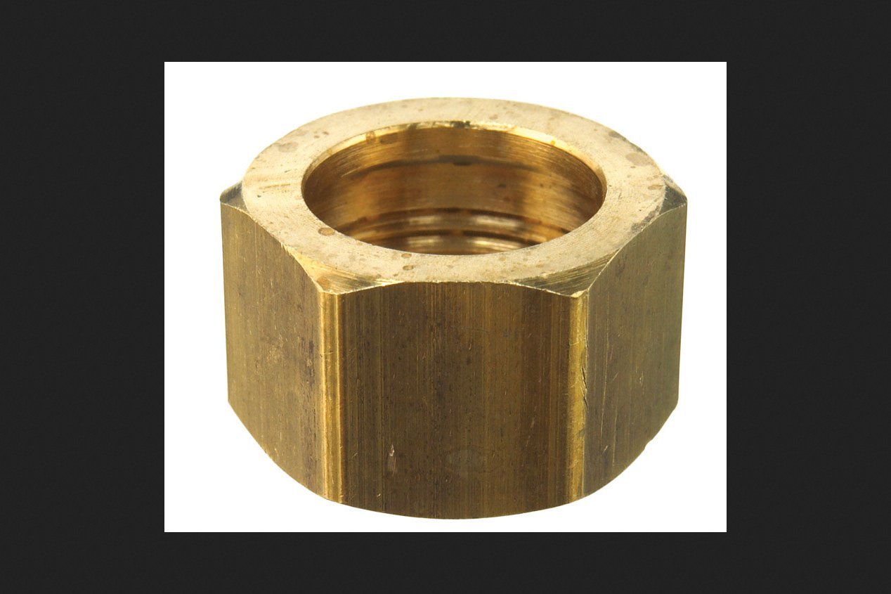 JMF 5/8 in. Compression Brass Compression Nut