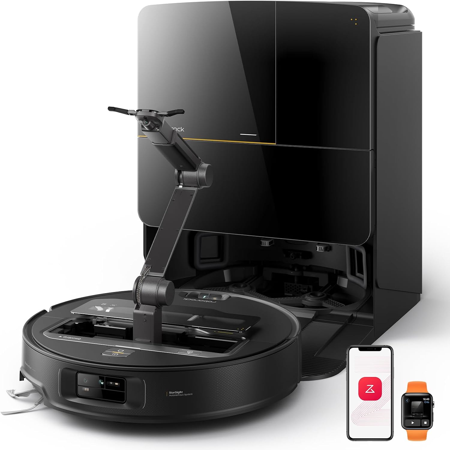 roborock Saros Z70 Robot Vacuum and Mop, OmniGrip Arm, AI-Powered, 22,000Pa