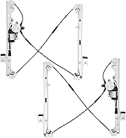 Vista 19 de BDFHYK 741-645 Regulador de ventana eléctrica con motor para lado del pasajero delantero derecho para Chevy Silverado, Tahoe, Suburban, Avalanche