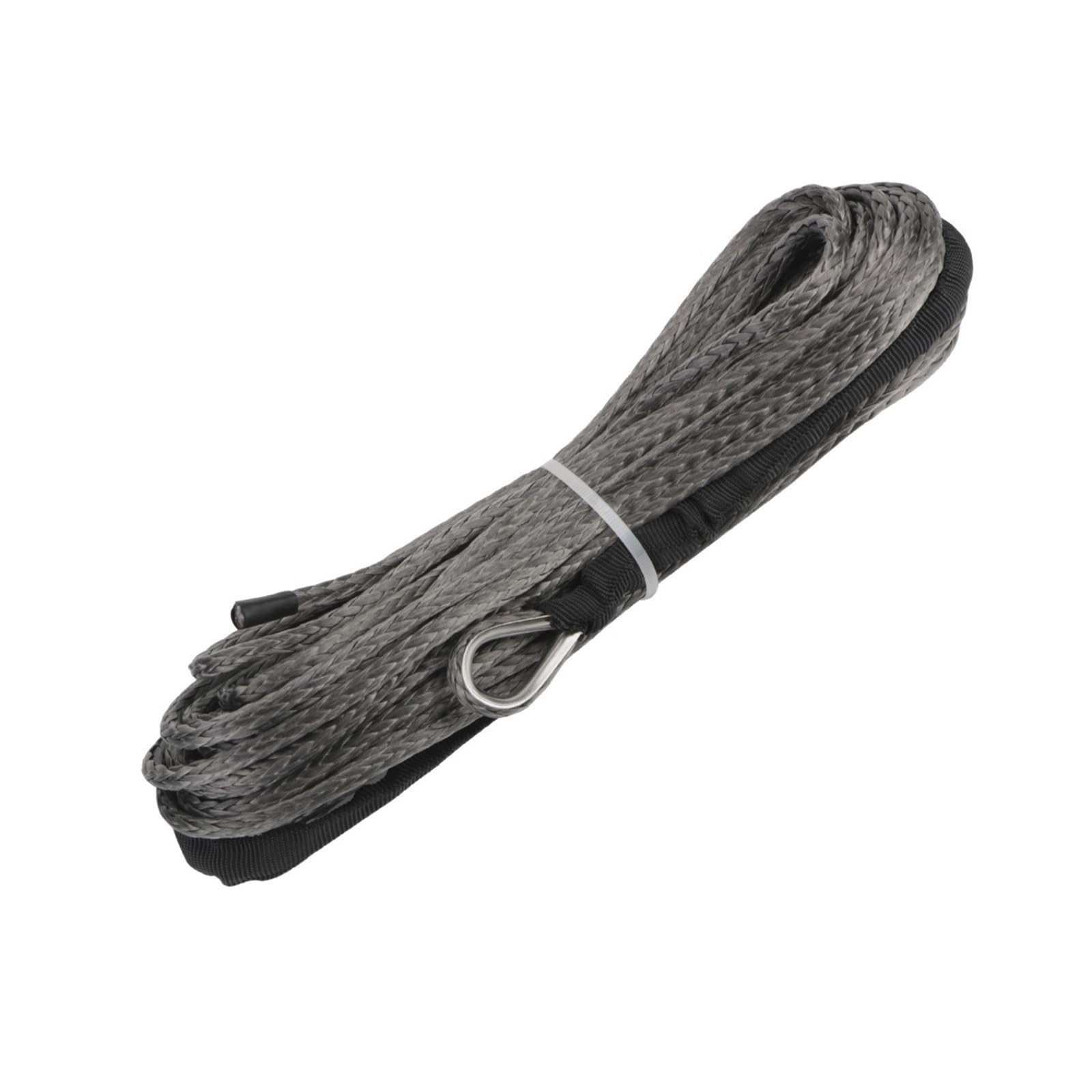 Corde de treuil synthetique UHMWPE 4.8mm x 15M de remorquage pour quad et SSV