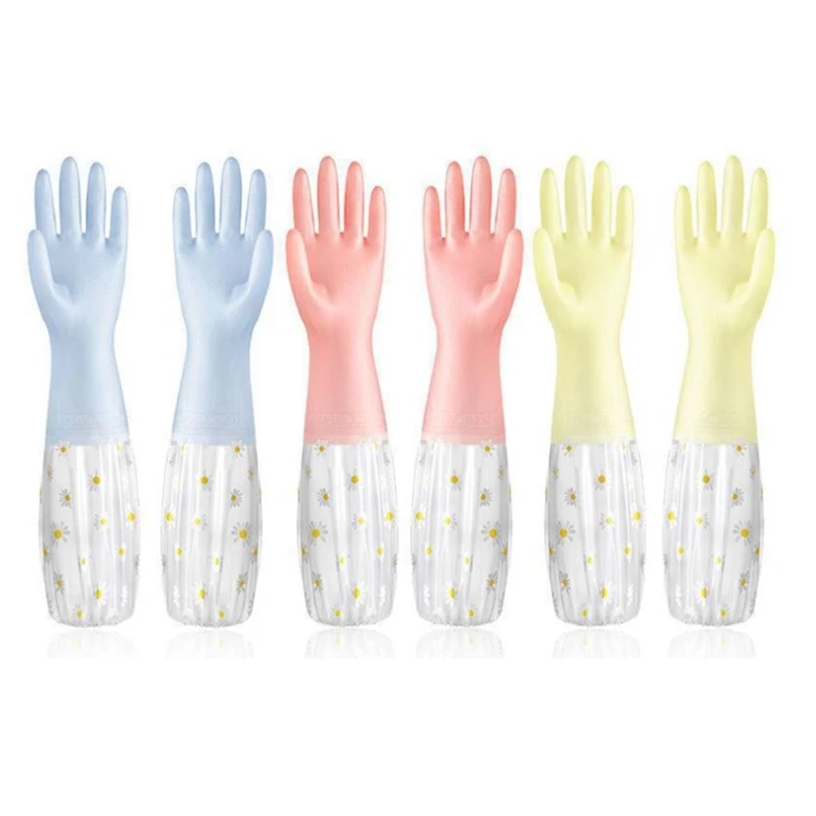 Guantes de limpieza Guantes de goma Guantes de limpieza for lavavajillas Guantes de goma reutilizables Guantes de lavandería Guantes domésticos