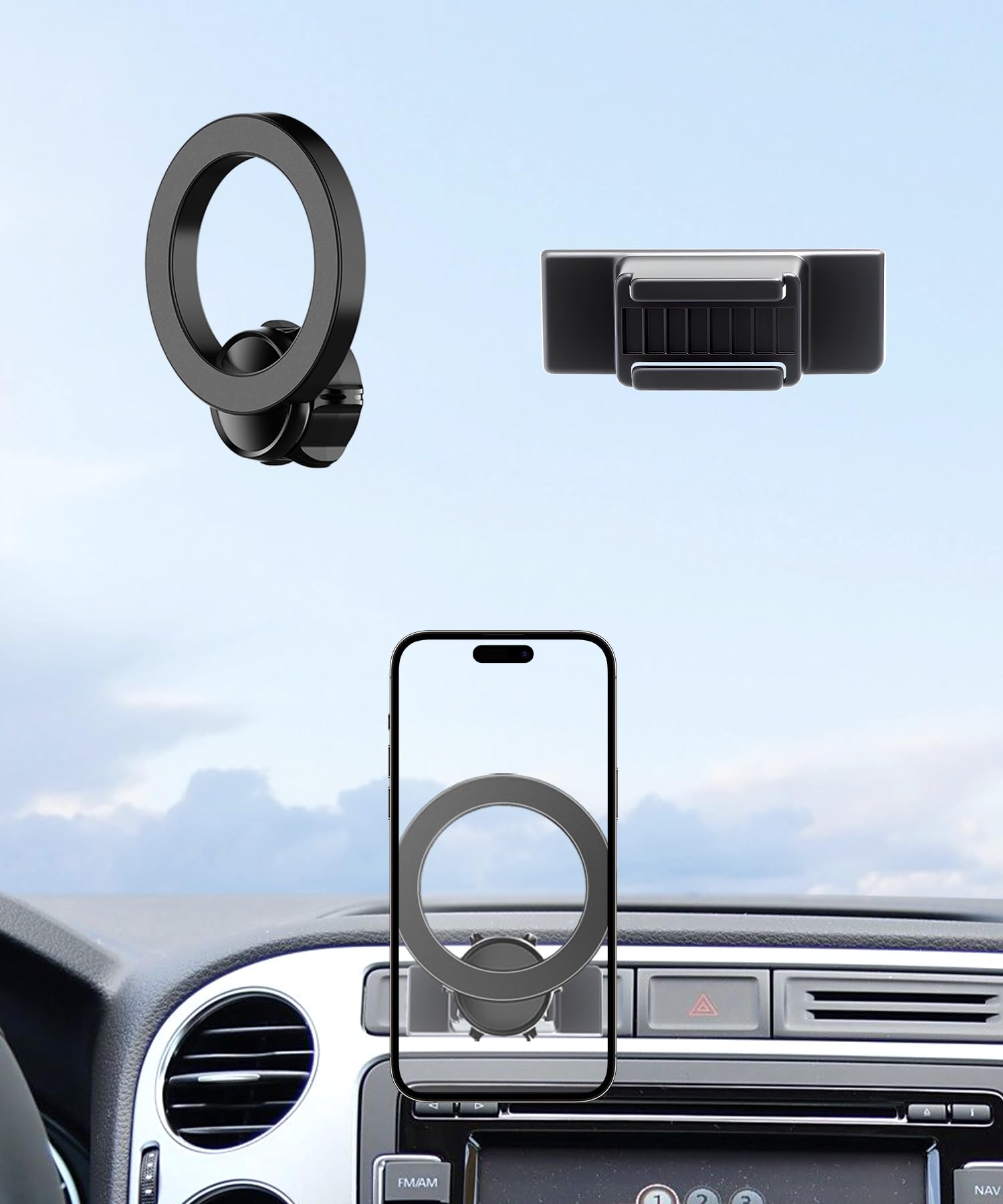 Amazon.com: MaserWeller Car Phone Holder for 2009-2017 Volkswagen