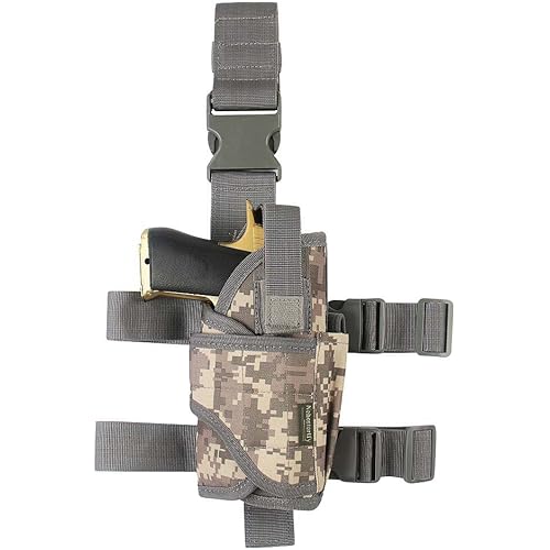 Drop Leg Holster, Right Handed Tactical Thigh Pistol Gun Holster Leg Harness