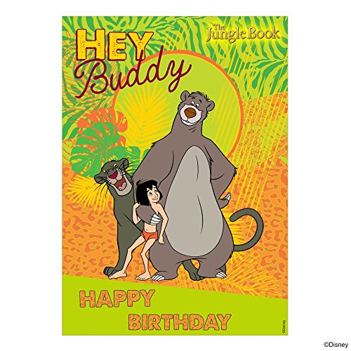 Image of PRETTY UR PARTY The Jungle Book Party Decorations Kit-80 Pcs Includes Banner,Balloons,Thank You,Centerpiece,Danglers,Jungle Book Party Supplies,Mowgli Birthday Decor,Bday Banner For Girls Boys Kids