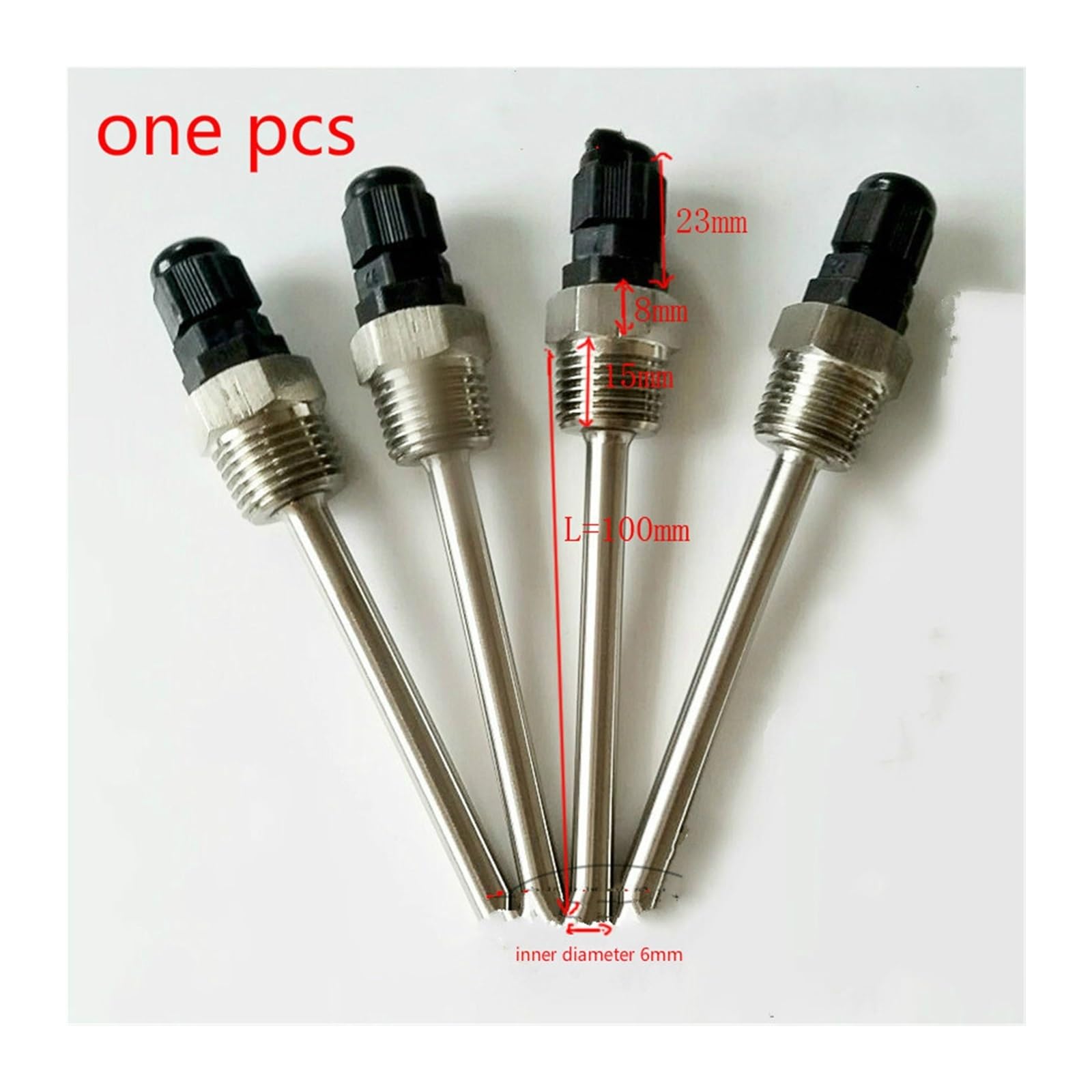 Puits Thermométrique Acier Inox 304 - 1/2 Pouce BSP - Longueur Immersion 50mm