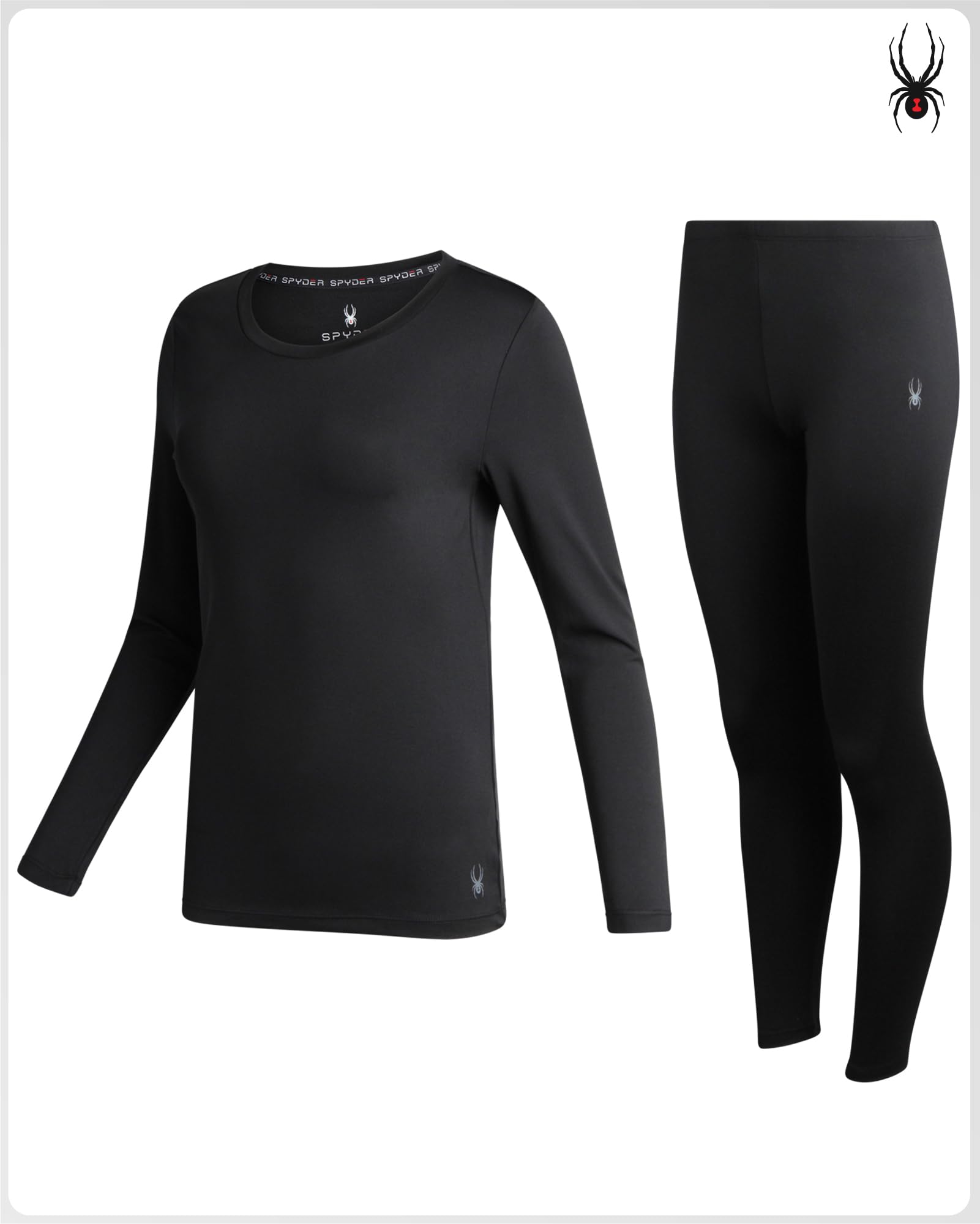 Spyder L Spdr Base Layr Set Juego de Capas Base Mujer (Pack de 2)
