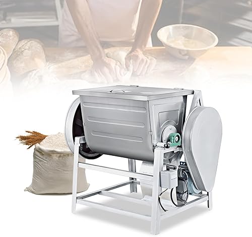Miniatura 8 de Mezclador de masa comercial, mezclador de masa eléctrico de 110 V 30 QT, mezcladora, mezcladora de pie eléctrica para amasadora de masa para
