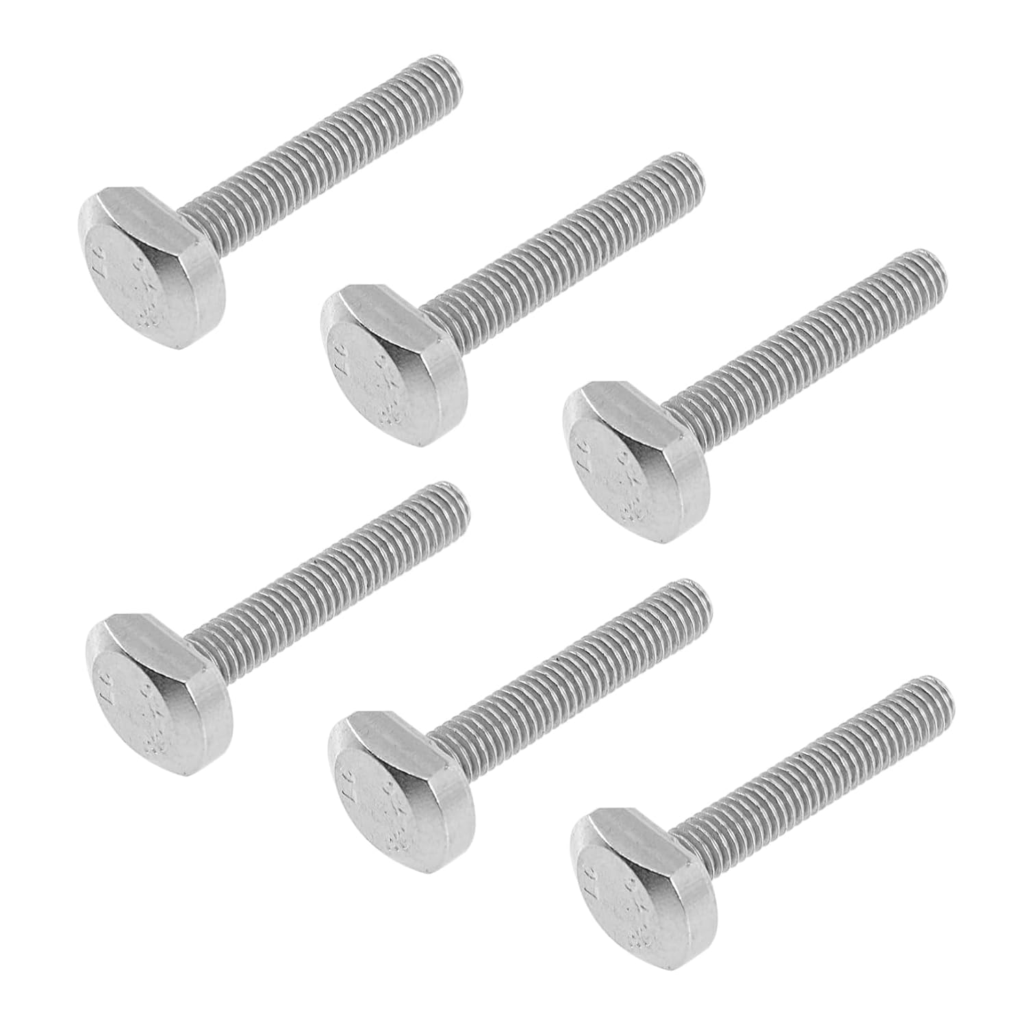 6pcs Slot Bolts Stainless Steel t Shape Screws for Woodworking Design for Frames for Printers and CNC Routers