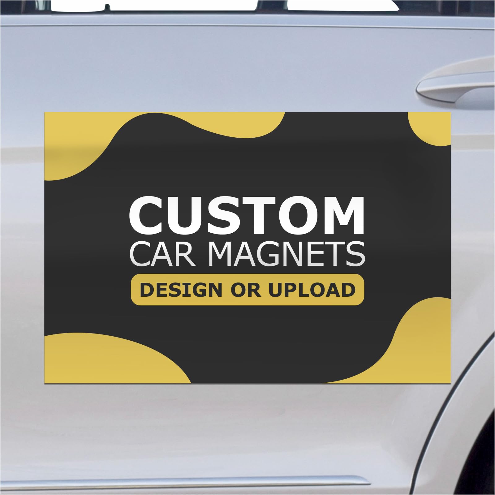 GotPrint 2 Pack, Custom Car Magnets 20x30 | Customized Magnetic Signs for Vehicles | Magnetic Signs for Vehicles | Personalized Design Your Own Text