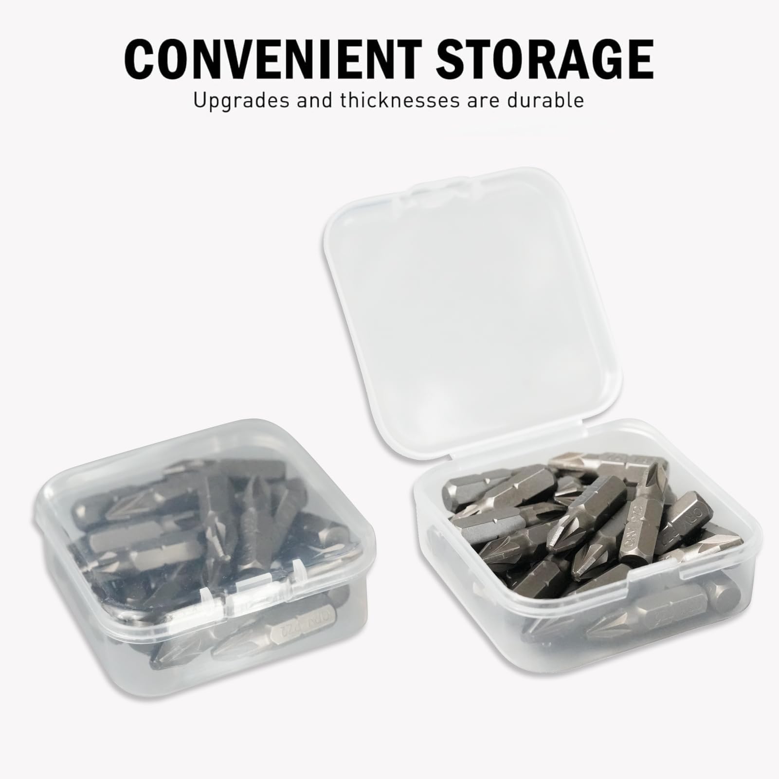 Set di 25 Bit da 25mm – Punte Magnetiche in Acciaio al Cromo Vanadio, Elevata Resistenza all’Usura, Compatibili con Avvitatori e Trapani, Ideali per Lavori di Fissaggio e Montaggio (PZ2)