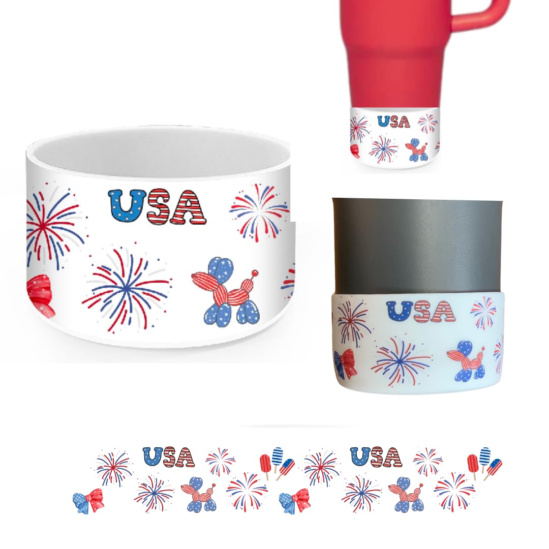 ROYALTY ESSENTIALS Silicone Boot Tumbler Protective Silicone Boot Boots for Stanley Glass Bottle Protector Water Bottles Cute Anti-Slip Sleeve Cover