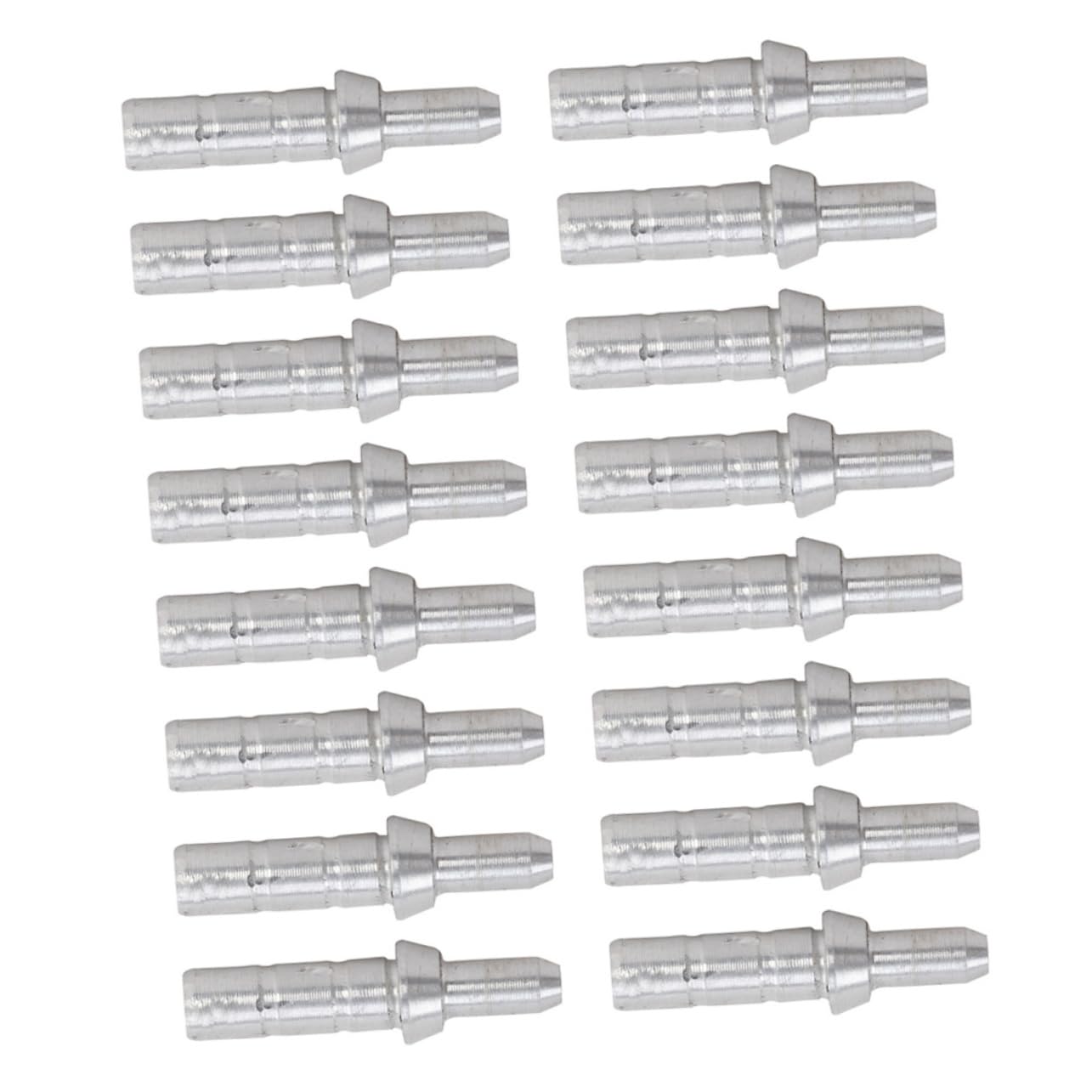 Hemoton 40Pcs Aluminum Arrow for Inner Replacement Arrow Tails for Hunting Compound and Recurve Accessories