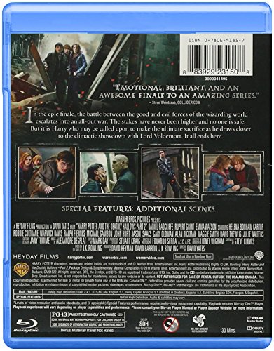 Harry Potter and the Deathly Hallows, Part 2 (Movie-Only Edition UltraViolet Digital Copy) [Blu-ray] image 4