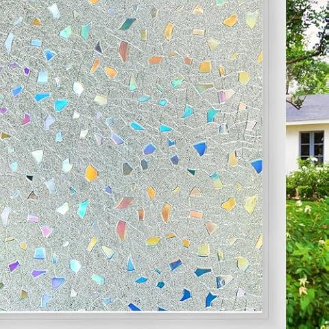 Coavas 3D Rainbow Window Film Cover