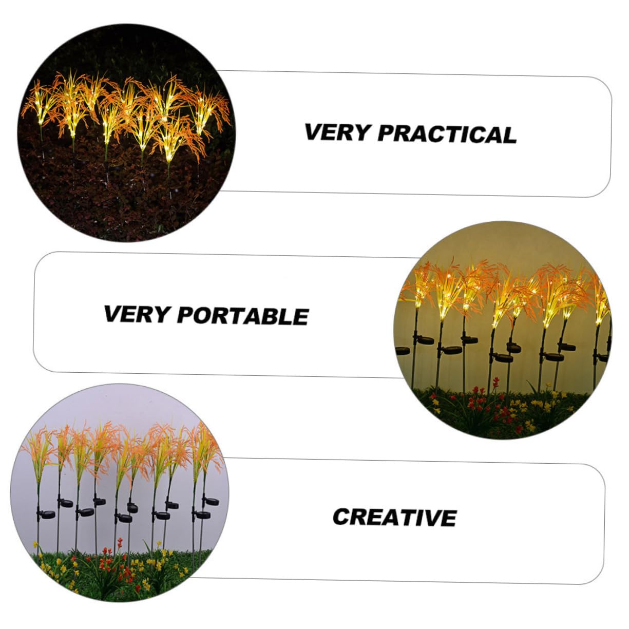 POPETPOP Collezione Di Da Incasso A Resistenti Alle Intemperie Per Prato E Giardino Alimentate A Energia Solare