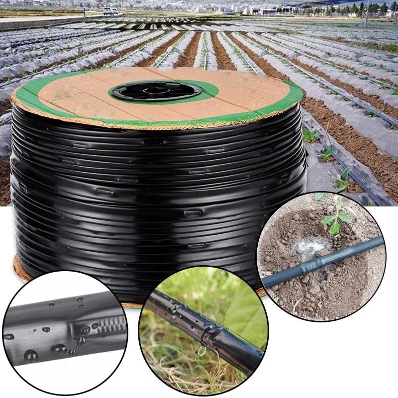 Linea di irrigazione a goccia, Tubo for irrigazione con nastro gocciolante 50M 16x0,2mm PE Patch a 1 foro Spazio 100-400mm Serra(Space400mm)