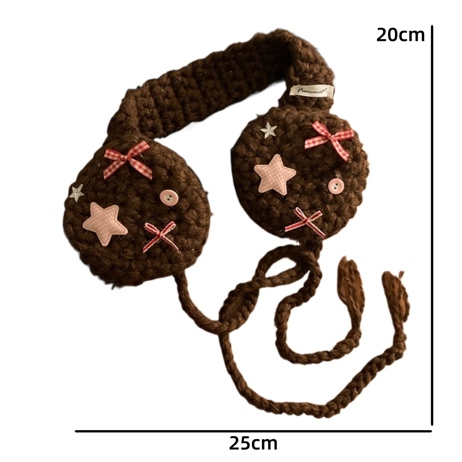 Cache Oreille Protège-Oreilles Cache-oreilles En Laine Tricotée Avec Nœud, Chauds Et Résistants Au Froid, For Une Utilisation Extérieur Classique Chaud