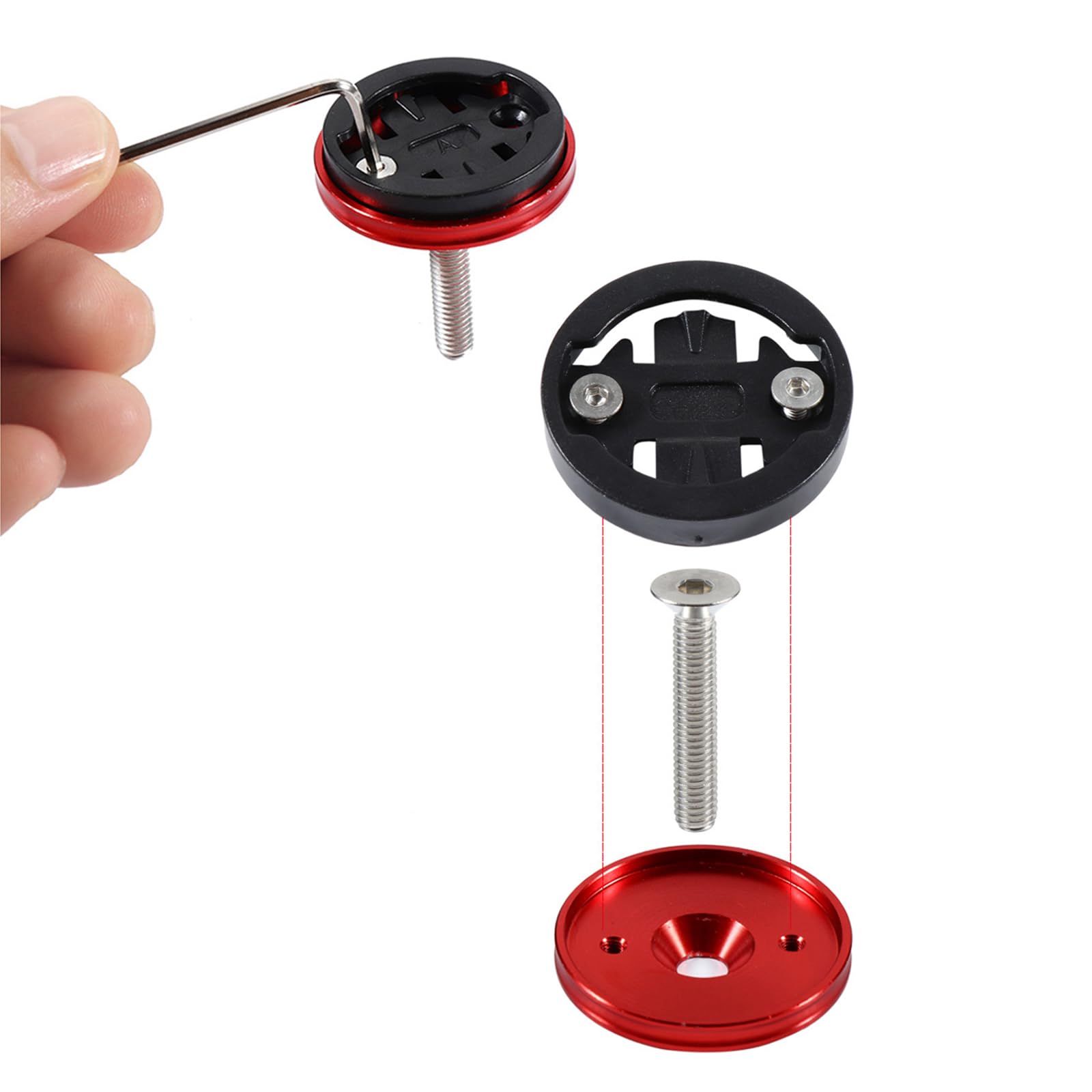 TQUXNGA Fahrrad Computer Halterung - Multifunktionaler Halter Für Tachometer & Stoppuhren