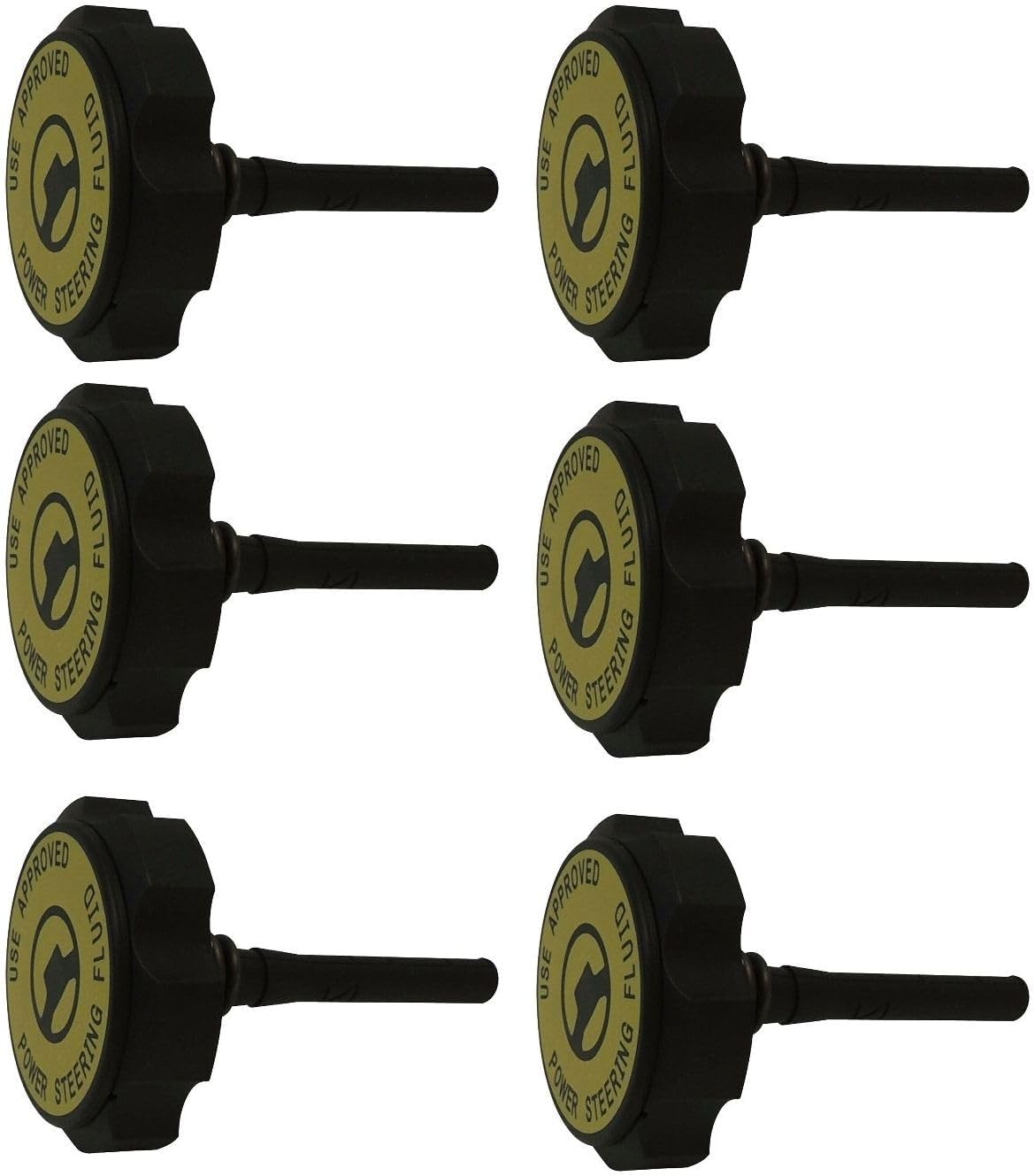 6Set of Power Reservoir Steering Pump Cap 1pc for Jeep for Wrangler 4.0L 97-06