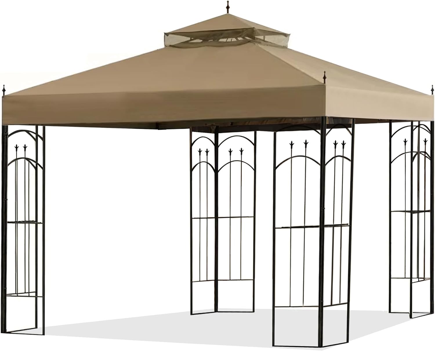 SCOCANOPY Gazebo Replacement Cover Top Fit for Winslow Gazebo (10X10 FT) Modle # L-GZ038PST-3A, (Khaki)