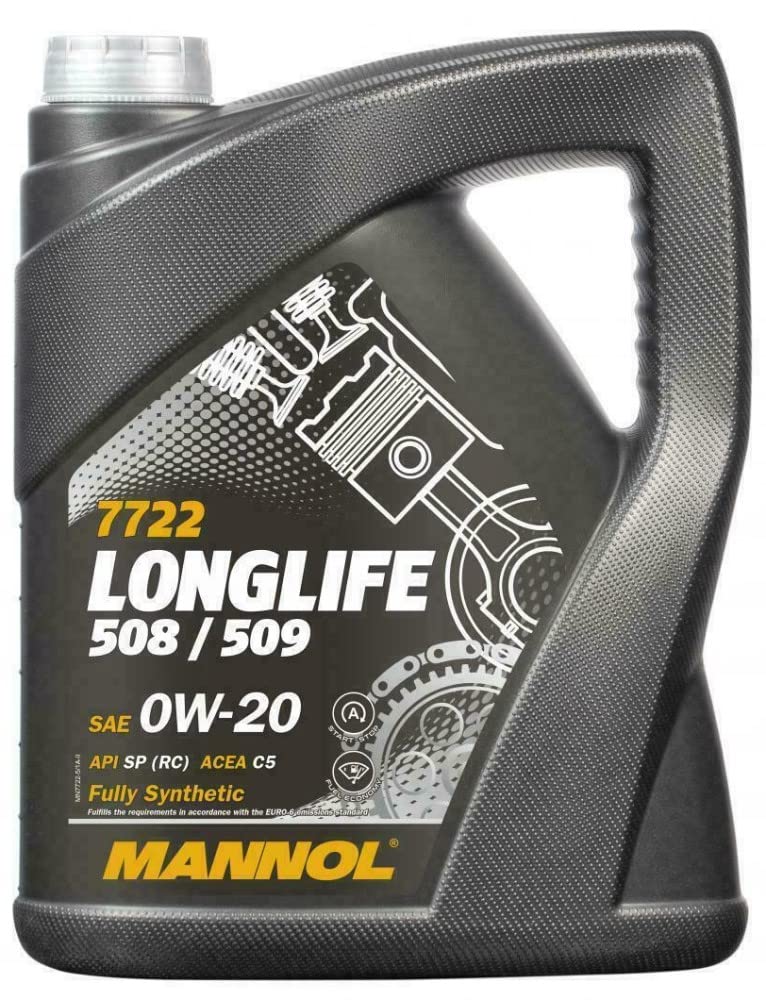 RS Mannol Longlife 508/509 0W20 C5 SP Fully Synthetic Ester Engine Oil, 5 litres