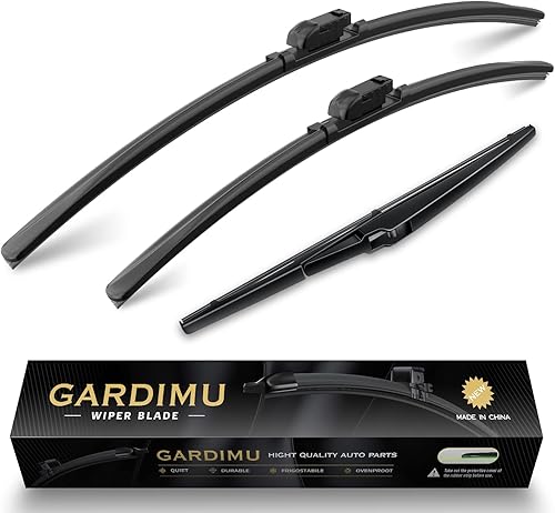 Limpiaparabrisas delantero y trasero, 3 piezas de limpiaparabrisas delantero y trasero, repuesto para Mazda CX-5 CX-9 2017-2024, limpiaparabrisas de