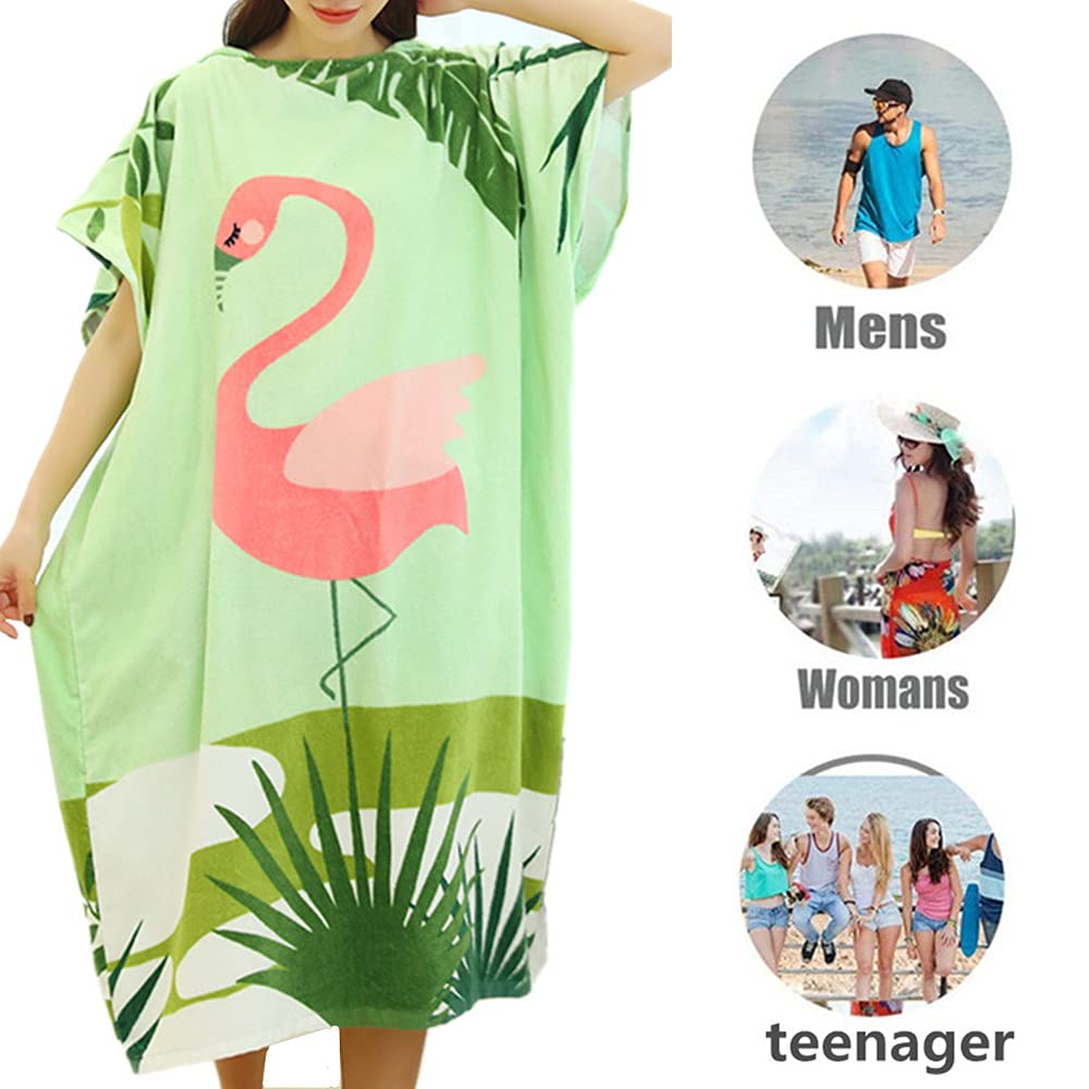 Serviette Poncho Capuche Adulte/enfant - Microfibre Absorbante, Séchage Rapide, Motifs Fun (tigre, Ananas...), Pour Plage, Surf, Piscine