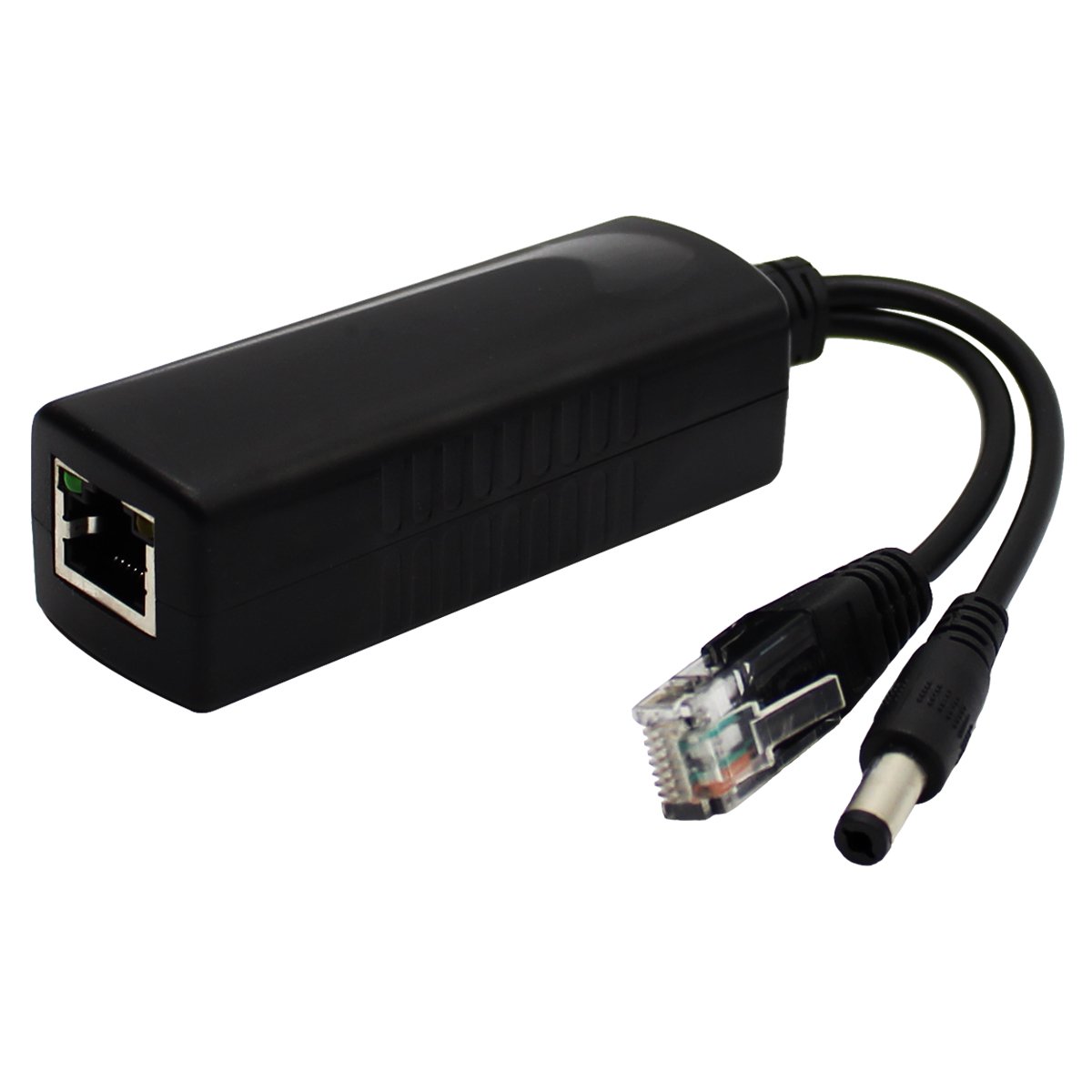 ANVISION 4-Pack Active PoE Splitter Adattatore IEEE 802.3af Conforme 10 / 100Mbps, uscita DC 12V per telecamera IP Wirelss AP Router VoIP Telefono AV-PS12