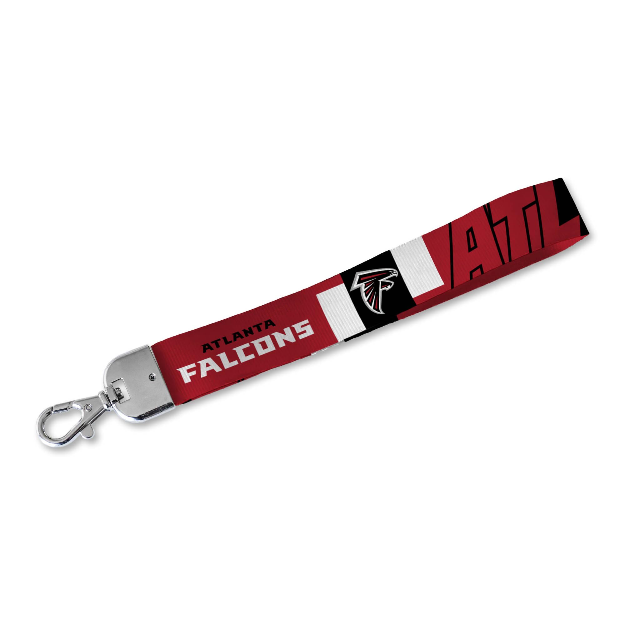 Rico Industries NFL Football Standard Wrist Lanyard Key Chain, Cute Wristlet Strap Holder for Car Keys ID Badges Card Wallet