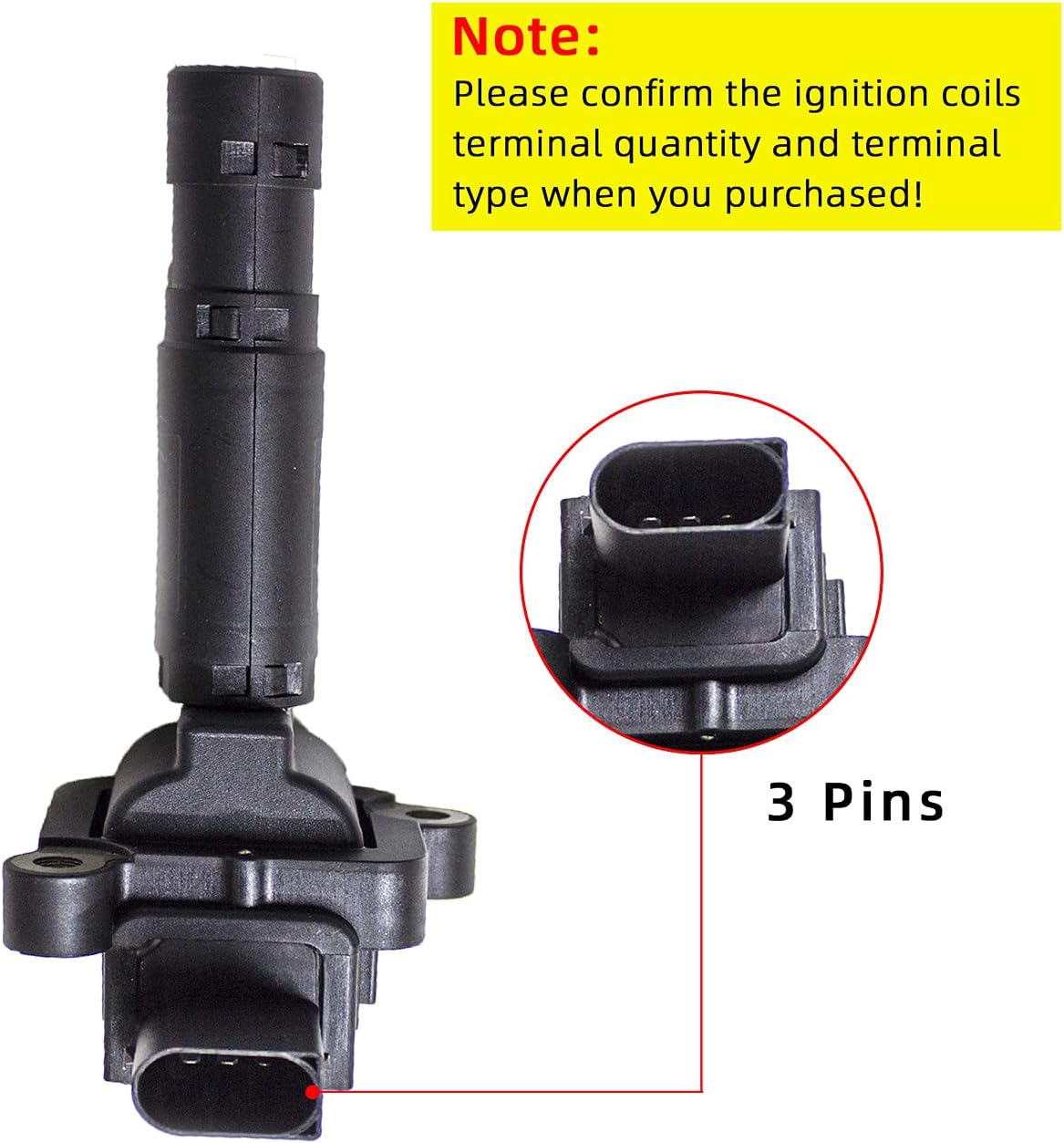 DEAL Pack of 4 Ignition Coils Compatible with 2003-2005 C230 1.8L L4 Replace OE UF555 IC635 C1690